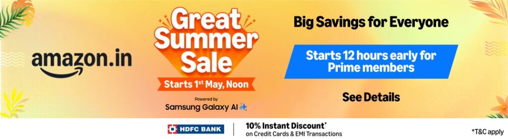 Amazon Great Summer Sale 2025 | Big Deals, Huge Savings!