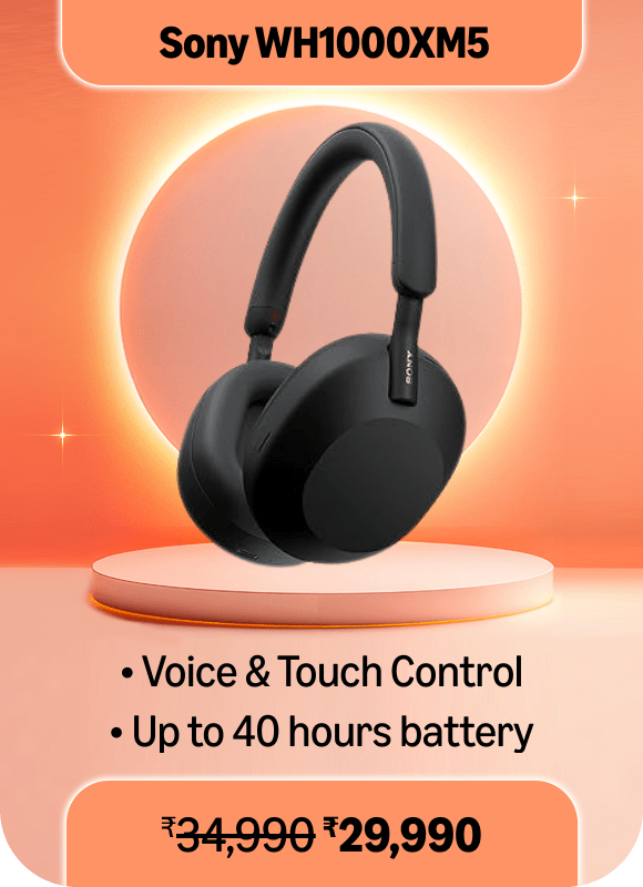 Sony WH-1000XM5 Best Active Noise Cancelling Wireless Bluetooth